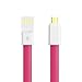 VOJO 4ft Tangle-Free Micro USB Cable [Pink], High Speed USB 2.0 Male A to B Sync & Charging Cord for Android, External Battery Pack, Cameras and More