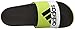 adidas Men's Adilette SC, Semi Solar Slime/Core Black/White, 12