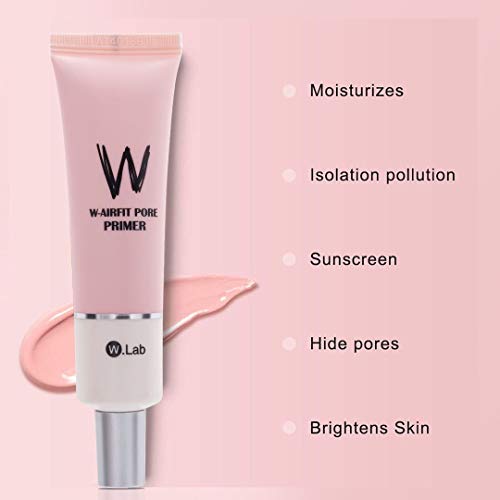 Face Makeup Primer, Pore Primer Face Makeup Base for Big Invisible Pores Acne Marks Perfect Cover, Smooth Moisturizing and Oil Control Essence Concealer Foundation - Thumbnail 3