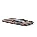 Dockem Wallet Case for iPhone 8 and iPhone 7 - Minimalist Vintage Synthetic Leather Card Case, Ultra Slim Professional Executive Snap On Cover with 2 Card Holder Slots [Brown]
