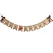 Thanksgiving Burlap Banner Glitter Leaf Bunting Happy Thankful Give Thanks Friendsgiving Party Home Decoration Supplies
