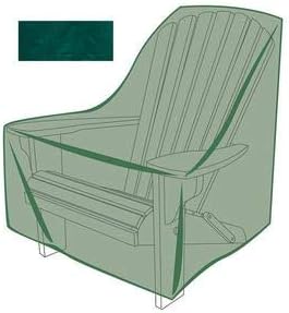 Amazon Com Plow Hearth 63700gr Adirondack Chair Cover Green Patio Chair Covers Garden Outdoor