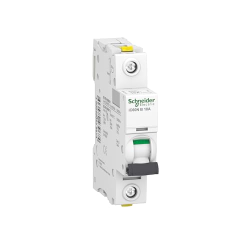 Schneider Electric Circuit Breaker ACTI9 IC60N 1P 10A B, A9F03110
