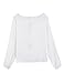 eshion Women's Plus Size Off shoulder 3/4 Sleeve Loose Long Tops Blouse Shirt