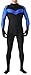 Riekinc Halloween Nightwing Cosplay Bodysuit Zentai Suit Costume, Blue, Large
