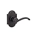 Kwikset Austin Entry Lever featuring SmartKey® in Venetian Bronze