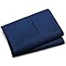 Bare Home Microfiber Pillow Cases - Standard/Queen Size Set of 2 - Cooling Pillowcases - Double Brushed - Dark Blue Pillowcases 2 Pack - Easy Care (Standard Pillowcase Set of 2, Dark Blue)