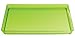 Creative Converting Square Plastic Serving Tray, 11.5-Inch, Translucent Green
