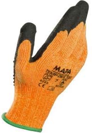 MAPA Temp-Dex 720, Nitrile Palm Coated Thermal Gloves w/Dots, Medium Weight, 1 Pair, Size 7, (Pack of 5) (720127)