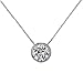 Solitaire Pendant Necklace .925 Sterling Silver Round 6mm, Silver, Size No Size