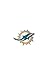 aminco NFL Miami Dolphins Team Logo Pin, team color (NFL-PN-001-09)