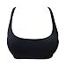 Pop Fashion Women Black Strappy Sports Bra Crisscross Top Light Support Best Activewear Sport Bras For Workout Sexy Bralette