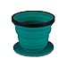 Sea to Summit X-Brew Collapsible Camping Coffee Dripper with Reusable Steel Filter, Pacific Blue