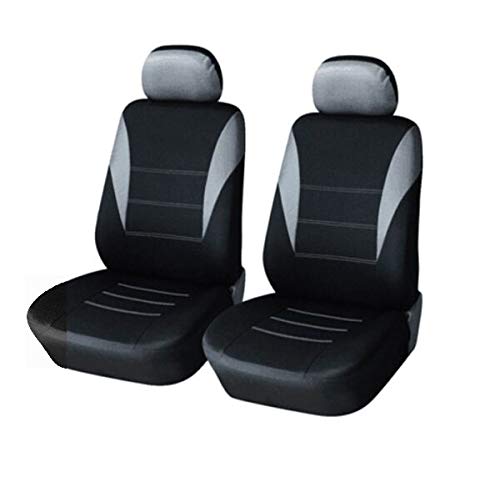 AB1 1+1 Car Seat Covers Universal Fit Grey-Black Front Set Car Seat Protectors Car Seat Accessories