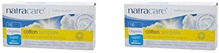 (2 PACK) - Natracare Tampons (Applicator) Super - Organic | 16s | 2 PACK - SUPER SAVER - SAVE MONEY