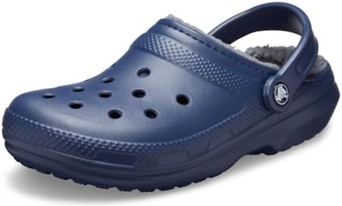 Crocs Baya Lined Clog Blue Mens Size 11 Fuzzy Fleece Slip On 205969-463 NEW Amazon.com | Crocs Unisex-Adult Baya Lined Clog, Navy/Navy  main image 3