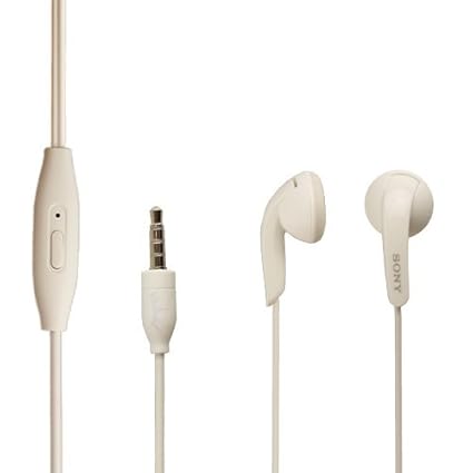 Original Sony Mobile Headset MH-410C Weiss für Sony Xperia Go Kopfhörer Ohrhörer Stereo Bulk verpackt