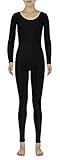 JustinCostume Women's Spandex Scoop Neck Long Sleeve Unitard Bodysuit