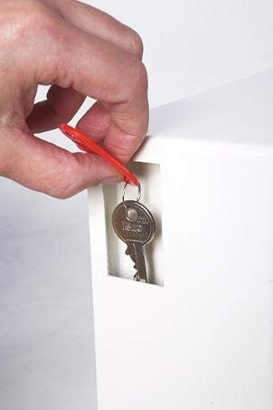 Knoxsafe KEYLOCKER 2 Key Cabinet supplied with 48 key hooks, white, HxWxD: 36 x 30 x 10 cm 9 kg - Image 4