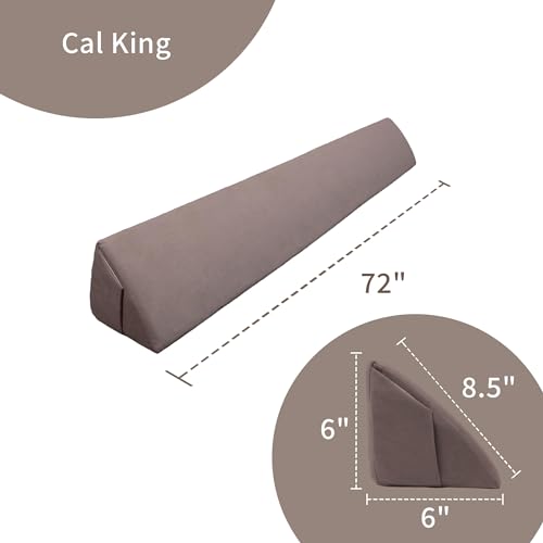 Aurako Cal King Size Bed Wedge Pillow Headboard Pillow Mattress Wedge
