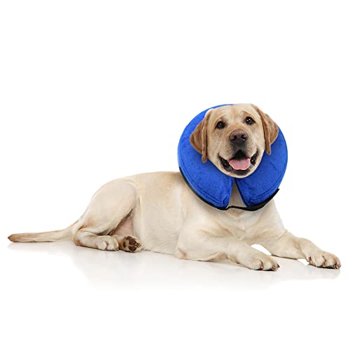 EKOMG Dog Cone After Surgery, Protective Inflatable Collar, Blow Up