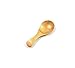 Antrader Mini Wooden Handmade Tableware Teaspoons Set for Condiment Coffee Tea Leaf Milk Powder Seasoning Measuring Set of 10 (3