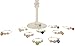 Potomac Banks Acrylic Wine Glass Charms (Comes with Free How to Live Stress Free Ebook) (10 Faux Pearl)