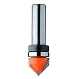 CMT 815.127.11B V-Grooving Bit, 1/2-Inch Diameter, 1/4-Inch Shank