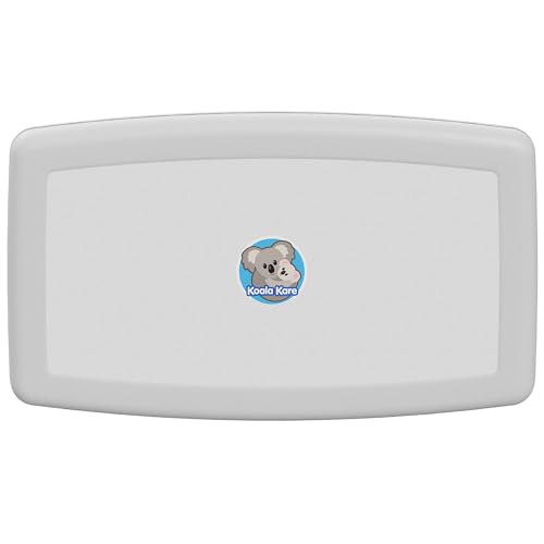 Koala Kare Surface-Mounted Horizontal Baby Changing Station, Model KB300-05 (White Granite)
