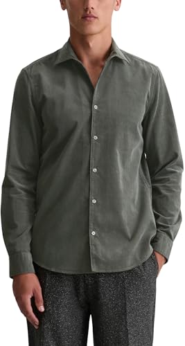 Marc OߴPolo Herren Hemd aus Bio-Baumwolle Shaped Fit