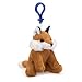 Fox Plush Red Fox Stuffed Animal Backpack Clip Toy Keychain WildLife