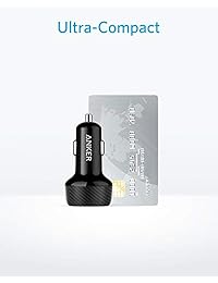 Anker Quick Charge 3.0. Cargador para coche USB dual de 39 vatios, PowerDrive Speed 2 para Galaxy S7   S6   Edge   Plus, Note 5   4 y PowerIQ para iPhone 7   6s   Plus, iPad Pro   Air 2   mini, LG, Nexus, HTC y muchos más