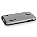 Incipio DualPro Shine Case for Samsung Galaxy S5 - Retail Packaging - Silver/Black