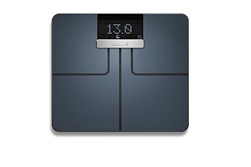 Garmin Index Smart Scale, Wi-Fi Digital Scale, Recognizes Up to 16 Users, Up to 9 Months of Battery Life, Black
