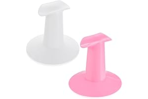 AKOAK 2 Pcs Plastic Nail Holder Finger Exercise Tool Fixed Finger Bracket Professional Painting Art Accessories DIY Nail Art Supplies