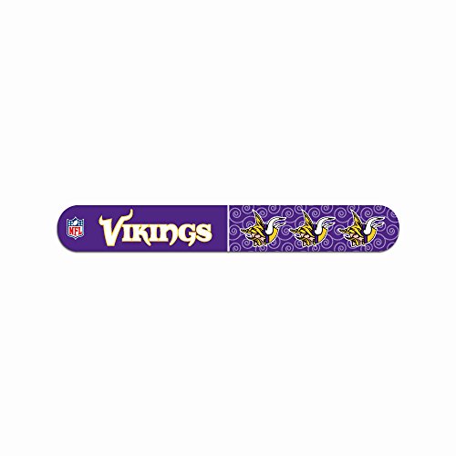 Worthy Promo NFL Minnesota Vikings Nail Care Set, 4-Piece Set, Yellow, Purple