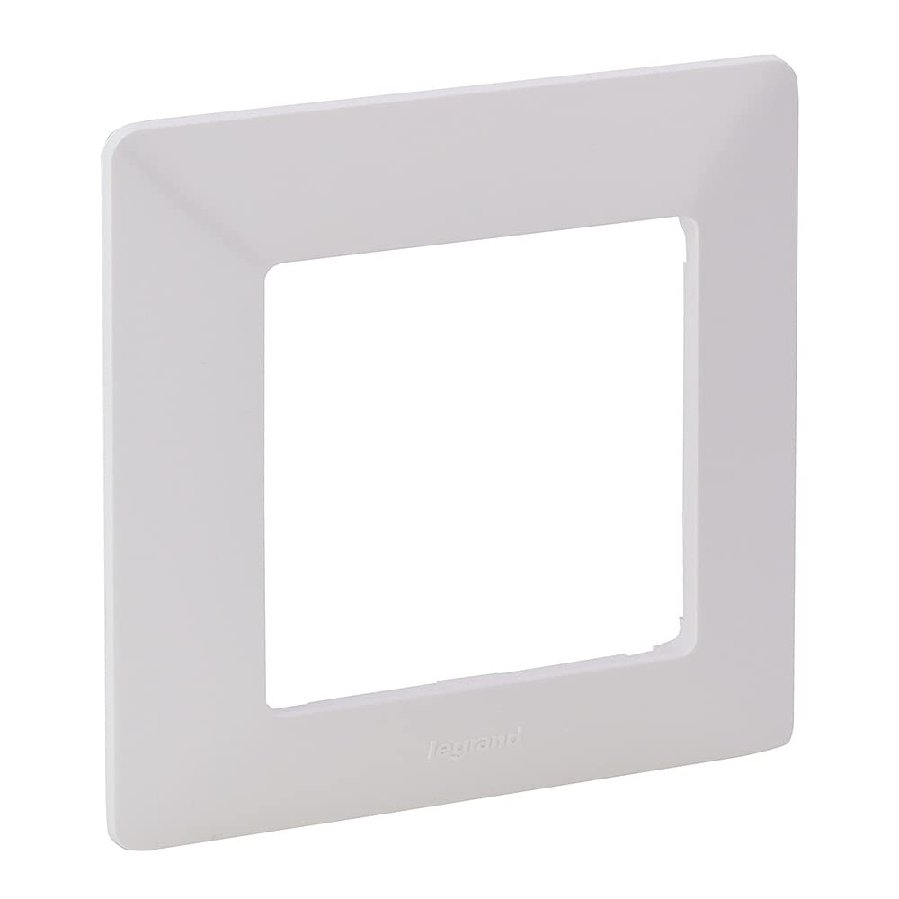 Legrand, Valena Life 754001 Single Cover Frame Ultra White Halogen-Free Thermoplastic — image 1