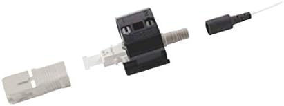 Fiber Optic FAST Connector, Pre-Polished, Multimode, 62.5/125 OM1, SC, 6 Pack