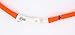 Floppy Ears Design USB Rechargeable LED Light-Up Safety Neck Loop, One Size fits Dogs 13” to 24”, Orange