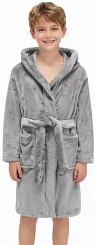 boys designer dressing gown Kids Boys Girls Cotton Soft Terry Hooded Bathrobe Luxury Dressing Gown 2-13 Year