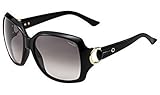 Gucci Women's 3609/S Designer Sunglasses, Shiny Black