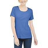 Karen S Petite Cotton Scoop Neck Top Ultramarine PS