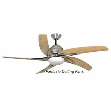 Fantasia Viper Plus Led 44inch St Steel Ceiling Fan Remote And