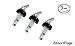 AmeriPour - Measured Pourer - Liquor Bottle Pourers - Collared - (3pk) Made 100% In The USA. Bar Spouts That Don't Leak - No Cracks, Just A Perfect Cocktail Pour Everytime. Great for Wine Too! (1oz)