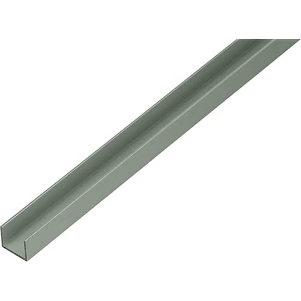 Aluminium U-Profile Especially for 16 and 19 mm Thick Chipboard 1000 x 19 x 15 mm