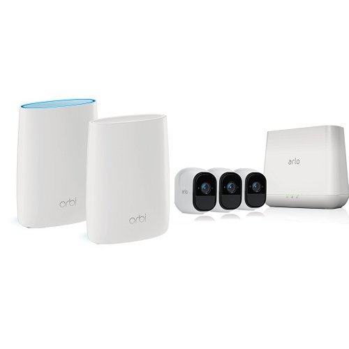 Arlo Pro by NETGEAR 3 Rechargeable WireFree HD Cameras with Audio