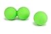 Gradient Fitness 2-in-1 Massage Ball Set Includes Both Peanut and Single Ball, Silicone Material for Premium Feel and Durability, Includes Free Storage Bag and Exercise Guide. (Green)
