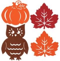 Fall-Themed Felt Décor (4 Piece Assortment)