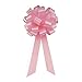 Rose Petal Pink Pull Bows with Tails - 8