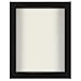 Americanflat 8x10 Shadow Box Frame with Shatter-Resistant Glass - Silhouette Collection - Large Shadow Box Display Case for Tabletop and Wall Display - Black with Soft Felt Back